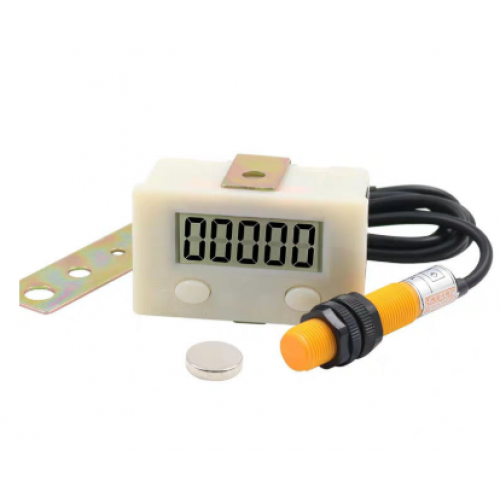 0-99999 Punch Counter Magnetic Induction 5 Digit Electronic Digital Display Counter - product image