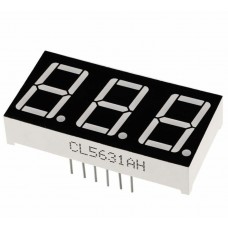 0.56 Inch 3 Digit 7 Segment LED Displays, Red Color