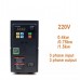 High Efficiency 0.75kW VFD Variable Frequency Inverter Three Phase Frequency Converter thumbnail image 3