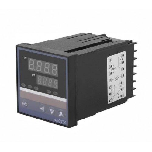 PID Digital Temperature Controller REX-C700FK02-V*AN 0-400C Solid State Relay Output - product image