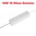 10Watt 18 Ohm Resistor WIREWOUND 18 Ohm 10W Resistor Ceramic Cement Wirewound Resistor 18 Ohm 10 Watt Wire Wound Fixed Cement Resistor 5% Tolerance 2 Pin Leads thumbnail image 1