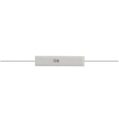 10Watt 18 Ohm Resistor WIREWOUND 18 Ohm 10W Resistor Ceramic Cement Wirewound Resistor 18 Ohm 10 Watt Wire Wound Fixed Cement Resistor 5% Tolerance 2 Pin Leads - product image