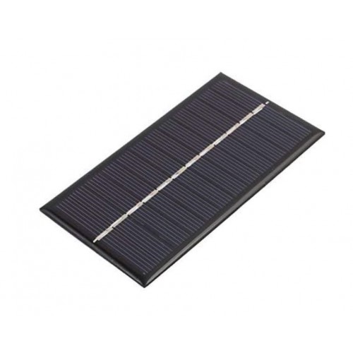 6 Volt 1 Watt Polycrystalline Solar Panel Module 110mm x 60mm  - product image