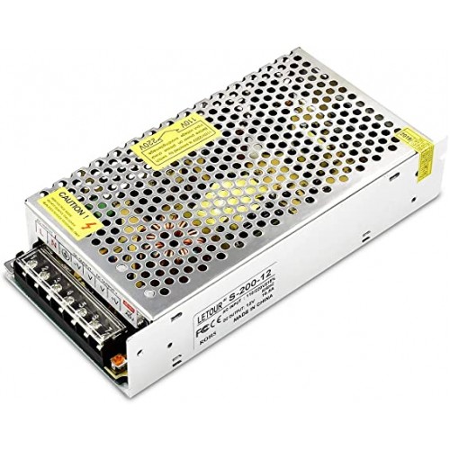 Power Supply 12 volt 20 amp 240w 250w Metal case type Universal power supply 20 amp 12 volt ac dc regulated switching adapter for cctv/led lights - product image