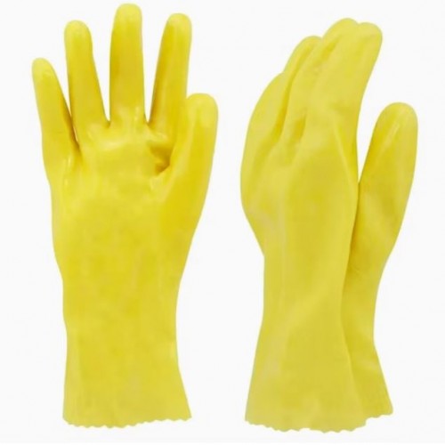 18 Inch Full Hand PVC Rubber Safety Gloves – 1 Pair - product image