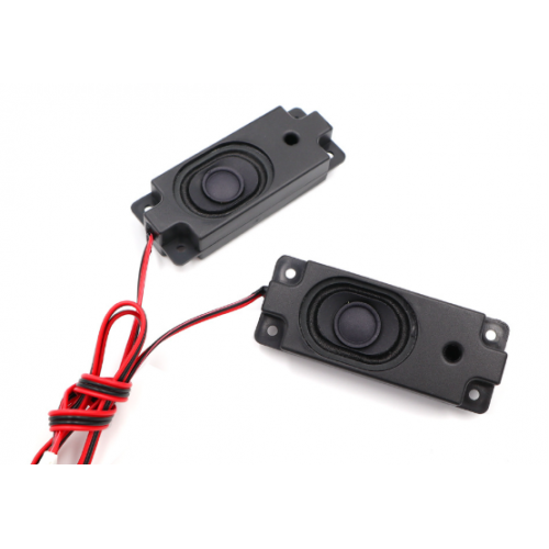 1Pair 3W 8 Ohm 4-Pin Black Rectangle Speaker - product image