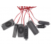 1Pair 3W 8 Ohm 4-Pin Black Rectangle Speaker thumbnail image 2