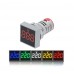 22MM AC20-500V Voltmeter Square Panel LED Digital Voltage Meter Indicator Light AD101-22VMS thumbnail image 2
