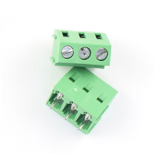 3 Pin Pitch 5.0mm Straight Pin Screw PCB Terminal Block Connector  - product image