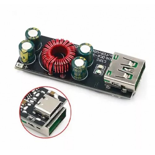 New 3.0 USB Type-C Quick Charge Adapter 6-35V Step Down Buck Boost Module - product image