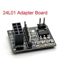 NRF24L01 WIRELESS ADAPTER MODULE 3.3V NEW SOCKET ADAPTER PLATE BOARD FOR 8PIN FOR ROBOT CAR 24L01 WIRELESS MODULE