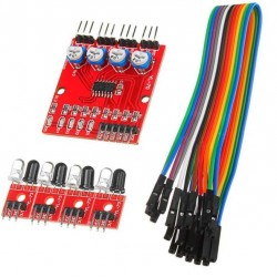 4 Channel Infrared Line Following and Obstacle Sensor