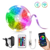 5M USB 5050 SMD RGB LED Strip Light with Bluetooth APP Control