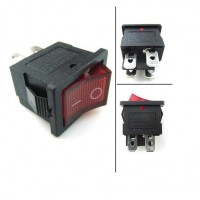 AL6-A With LED color Green AC 3A/250V (DC 30V/5A) 5Pin Push Switch
