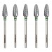 6mm Carbide Drill Bit Pack Coarse Tapered Barrel thumbnail image 1