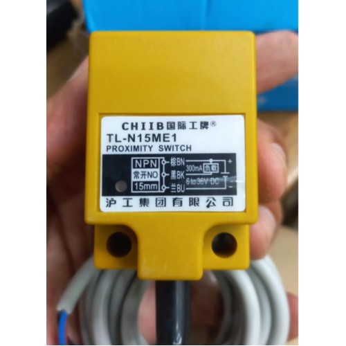 CHIIB Square Proximity Switch Sensor TL-N15ME1 6-36V DC 300mA NPN NO 15mm - product image