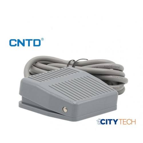 CNTD Foot Switch CFS-201 10A 250VAC 1NO1NC Plastics Pedal Switch 1 Meter Wire - product image
