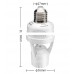 100-220VAC E27 Base LED Light Infrared Motion Sensor Lamp Bulb Holder Socket Switch thumbnail image 2