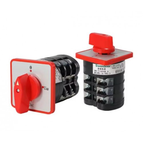 Electric Changeover Switch Lw5 16A  40A Rotary Cam Switch 3 Position - product image