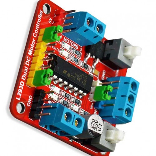 L293D Dual DC Motor Controller Red - product image