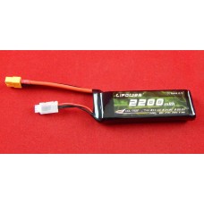 LIPOWER 11.1V 3S 2200MAH 35C LI-PO LITHIUM POLYMER BATTERY