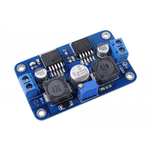 Buck Boost Converter LM2596, DC 3.5V-28V to 1.25V-26V Step Down Step Up Module 3A Voltage Regulator 3V 5V 6V 9V 12V 24V - product image