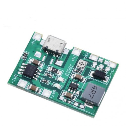 J5019 HW-357 DC-DC Boost Converter Adjustable Step Up Module 4.5-8V to 3.7-27V 1A - product image