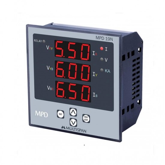 Multispan Motor Protection Device MPD-19N, 3 Phase relay