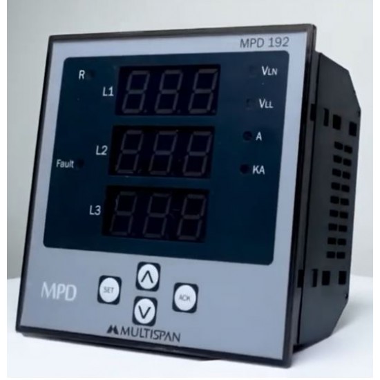 Multispan Motor Protection Device MPD-19N, 3 Phase relay