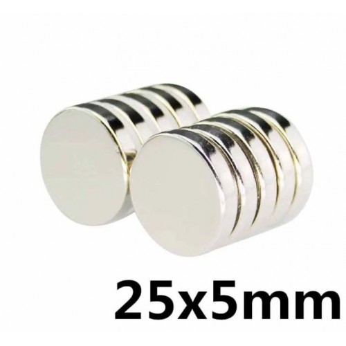 NEODYMIUM MAGNET 25 X 5 MM DISC - product image