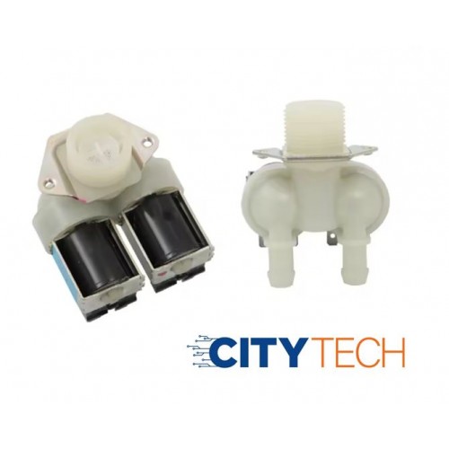 Washing Machine Double Inlet Valve Solenoid Valve Parts FPS180A AC220V, for Drum Washing Machine - product image