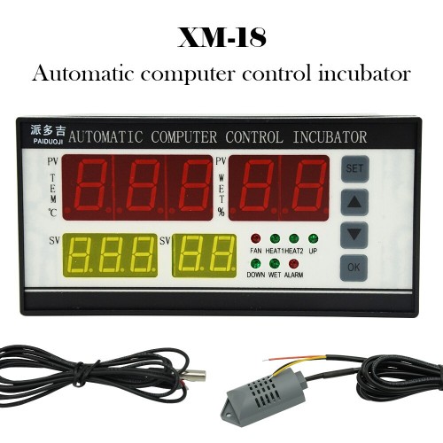 XM-18 Controller Incubator Multifunctional Automatic Industrial incubators Temperature &amp; Humidity Controller (Double Circuit) - product image