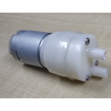 Air Pump Compact Portable Silent Mini Air Pump Motor - White and Silver