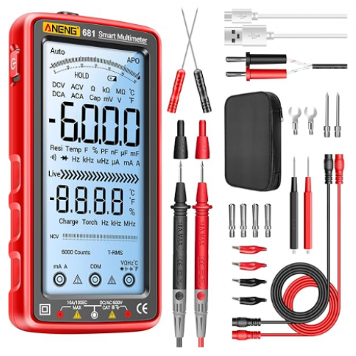 ANENG Auto-Ranging TRMS 6000 Counts Smart Digital Multimeter Tester - product image