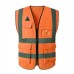 Anti-Static Reflective Clothing Electric Safety Multi-Pocket Reflective Vest Anti-Static Reflective Vest for Mine Oil Field Gas Station thumbnail image 1
