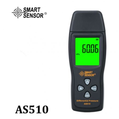 AS510 Smart Sensor Air Pressure 0-100 hPa/0-45.15 in H2O Digital Meter - product image