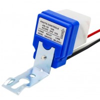 Automatic Day Light Switch Out Door On Off Photo- Electric Street Lighting Control ASO -AS-10 Sun Switches AC 220V 10A Metal Type