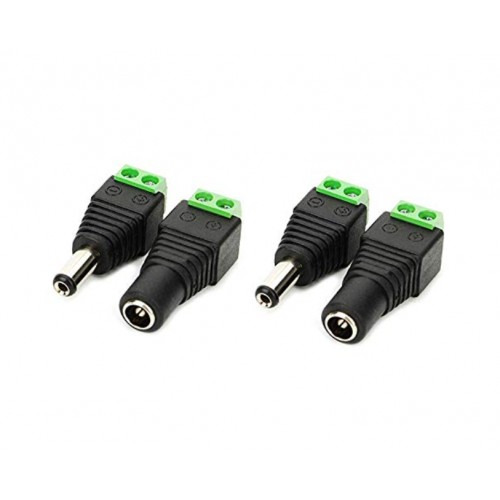 Barrel Connector Male-Female Pair - product image