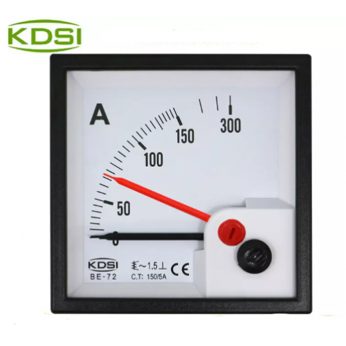 CE Approved BE-72 AC150/5A with Red Pointer AC Panel Analog Ammeter - product image