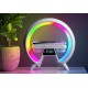 Bluetooth Audio New Large GX63 Private Model Cross-border Mobile Phone Wireless Charging Clock Night Light Dual Speaker Bluetooth Audio