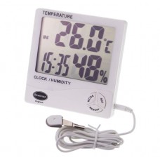 Brannan Digital Thermometer & Hygrometer with Clock