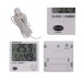 Brannan Digital Thermometer &amp; Hygrometer with Clock thumbnail image 2