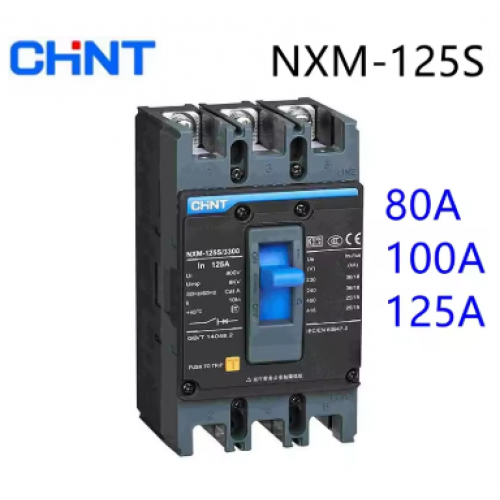 CHINT NXM-125S/3300 3P 125A Moulded Case Circuit Breaker (MCCB) - product image