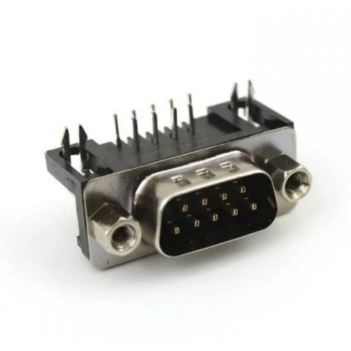 DB9 Pin Male Serial Connector PCB Mount - product image