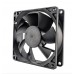 DC 12V Black 80mm Square Plastic Cooling Fan for Computer PC Case CPU Cooler thumbnail image 1