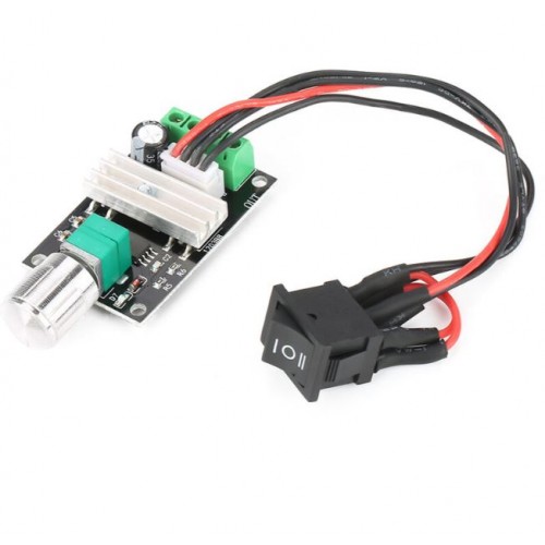DC Motor Speed Controller PWM 6V 12V 24V 3A Forward Reverse Switch - product image