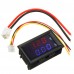 DC 0-100V 10A Digital Voltmeter Ammeter Dual Display thumbnail image 2