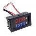 DC 0-100V 10A Digital Voltmeter Ammeter Dual Display thumbnail image 1