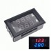 DC 100V 10A Voltmeter Amperemeter Module With LED Display BLUE RED LED 0.56 Inch Display VC288 DC 100V 10A Volt Amp Meter Dual Digital Display With Cables Mini Digital Voltmeter Ammeter thumbnail image 2
