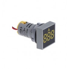 Digital Ammeter 22MM 0-100A Current Meter Indicator Led Lamp Square Signal Light